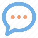 chat, comment, bubble, message, user interface