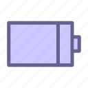 battery, interface, web icon