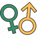 gender, sign, male, female, sexual