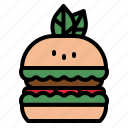 burger, vegan, food, vegetable, vegetarian