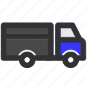 truck, shipping, cargo, delivery