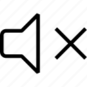 off, sound off, speaker, speaker volume, volume, volume control