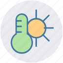 climate, hot, sun, temperature, thermometer, weather