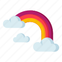 climate, forecast, meteorology, rainbow, weather