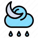 forecast, moon, night, weather