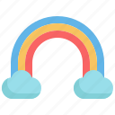 rainbow, cloud, climate, mercury, weather, cloudy, clouds