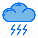 cloud, weather, lightning, forecast, climate