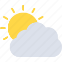 sun, weather, cloud, forecast, sunny