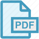 document, extension, file, file format, pdf, portable, type