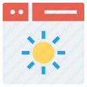 brightness, browser, page, sun, web, webpage, website