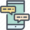 chat, communication, message, mobile, phone, sms, talk