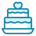 wedding, cake, sweet, dessert, food, bakery