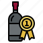 award, winery, wine, drink 