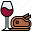 wine, pairing, food, steak 