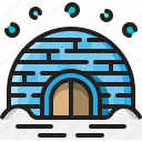 igloo, eskimo, ice, house, arctic, shelter, inuit