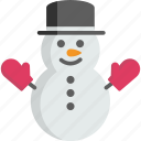 christmas, snow, snowman, winter