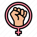 protest, women, feminism, hand, gestures