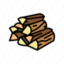 firewood, wood, timber, tree, wooden, material