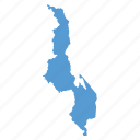 malawi, map, country, navigation, location