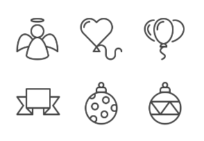 iOS icons - Celebrations