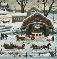 'Twas the Twilight Before Christmas {Charles Wysocki}