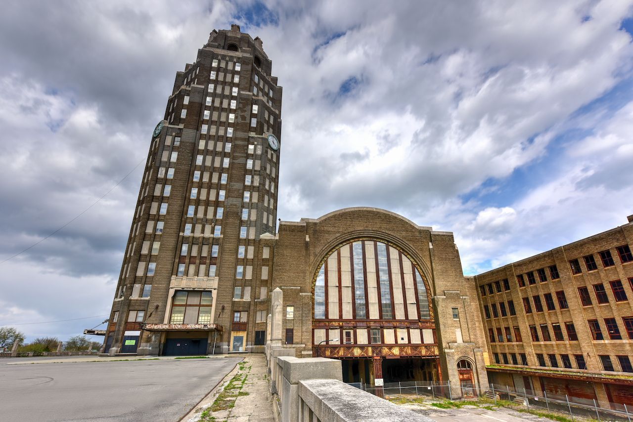 Abandoned train terminal Buffalo Central