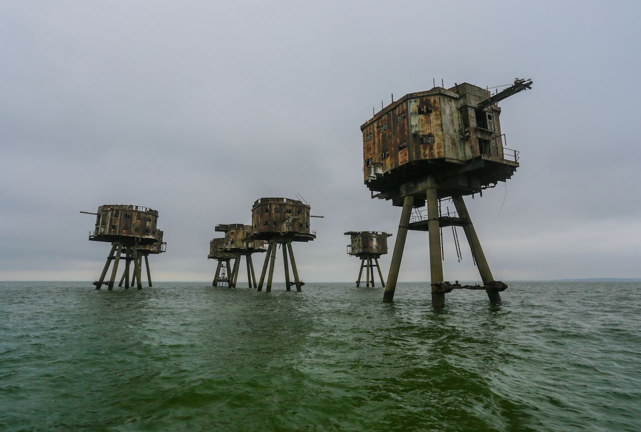 Abandoned forts in England