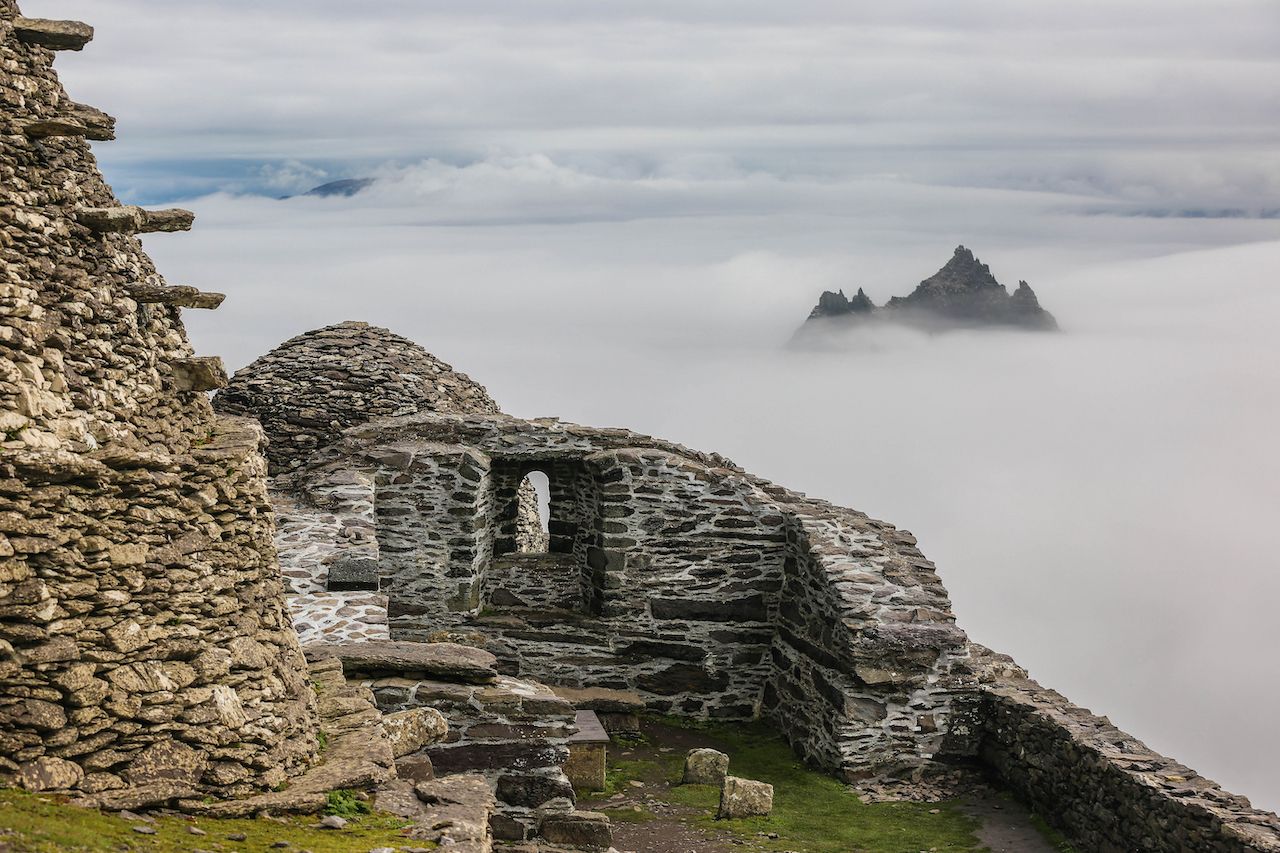 Abandoned monastery in Ireland