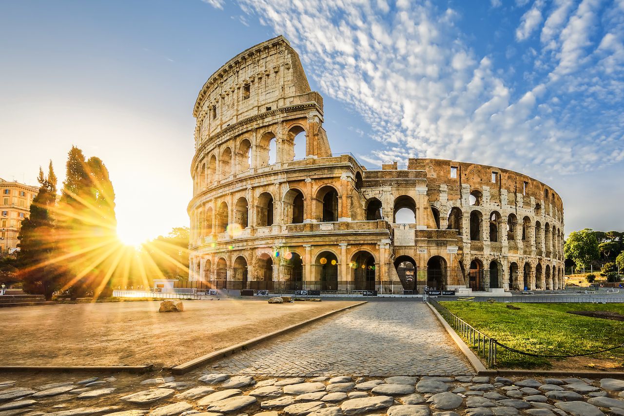 View of the Colosseum 7 wonders of the world 2019