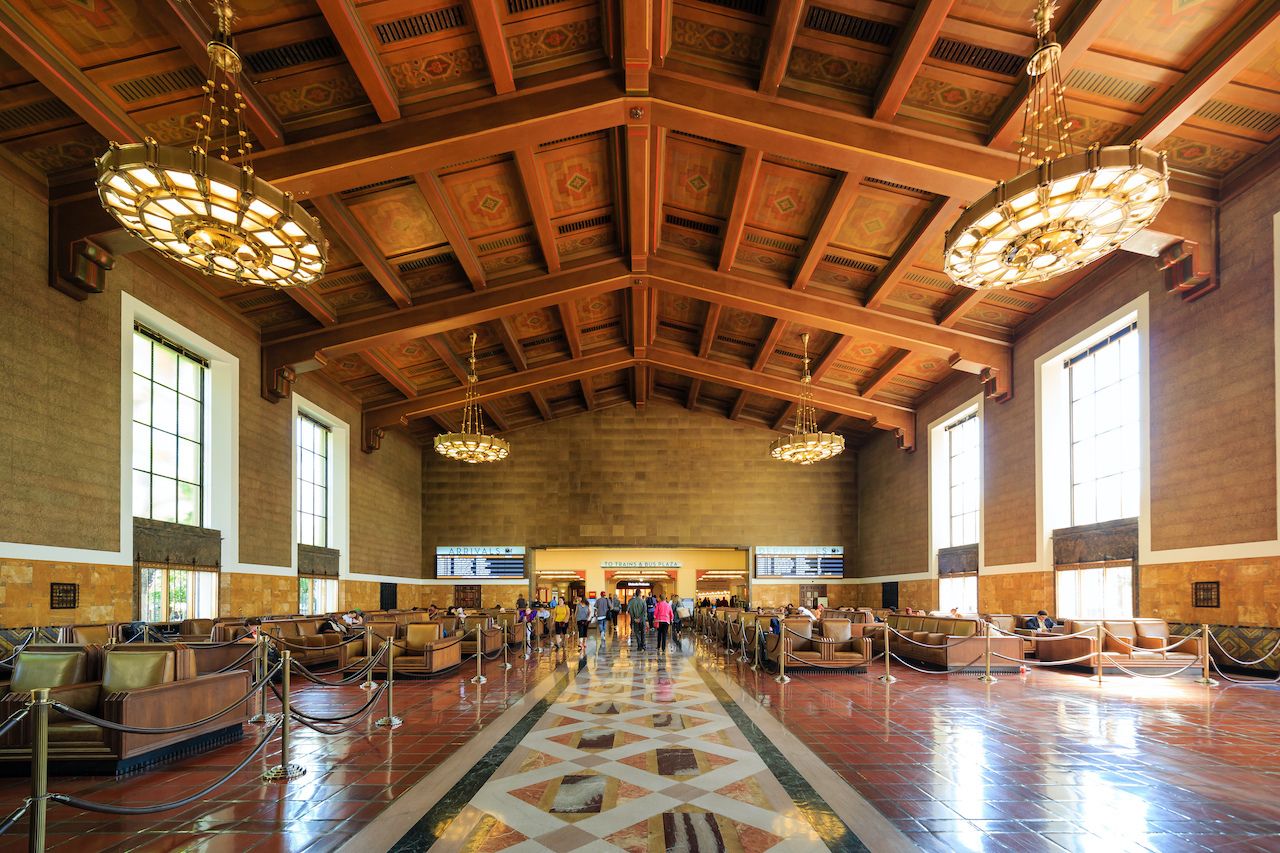 Los,Angeles,,Oct,1:,The,Historical,Union,Station,On,Oct, beautiful train stations