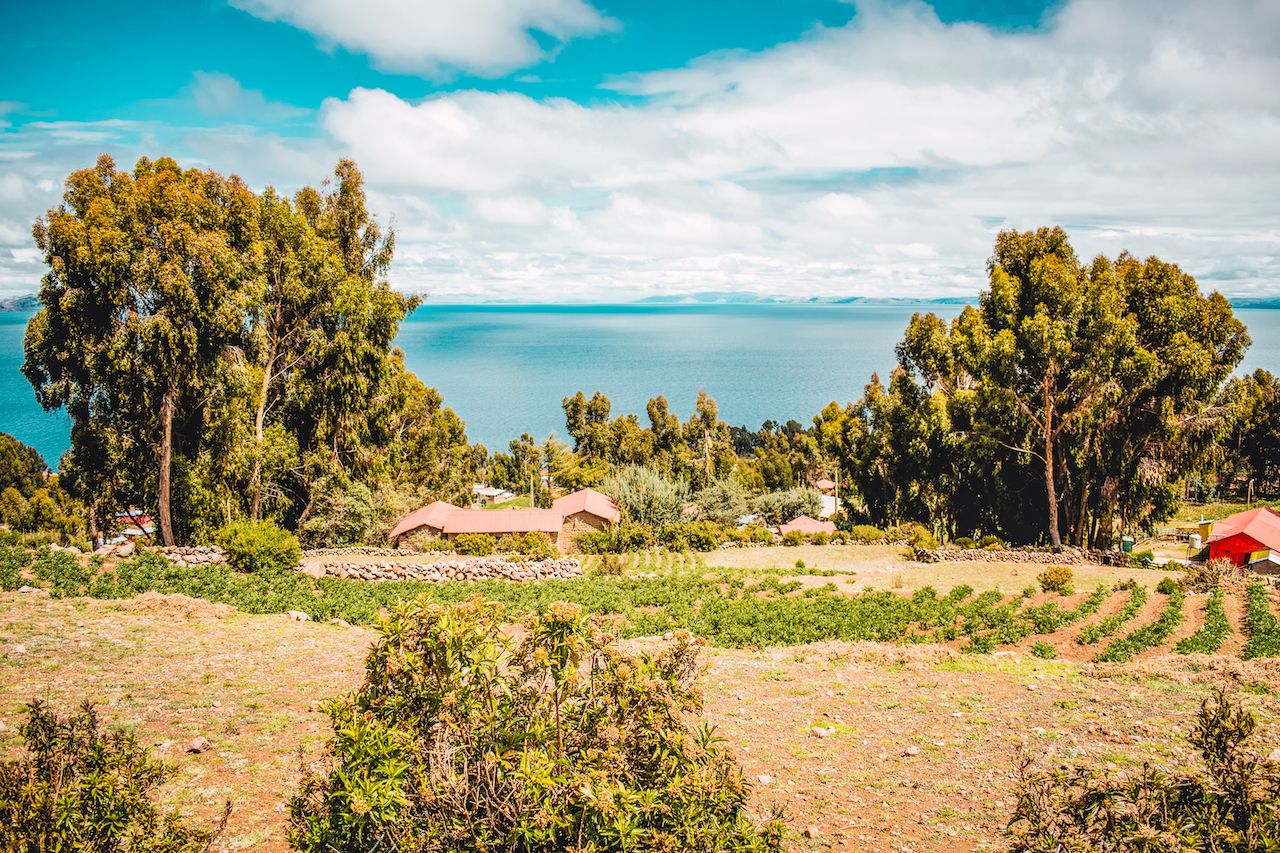 amantani island on the shores of lake titicaca in peru, Uros Islands