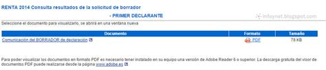 InfoNet: Solicitar el borrador de la Renta por Internet