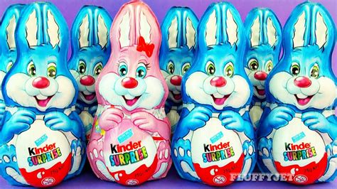 8 Easter Kinder Surprise Bunny Rabbit Army Surprise Toys ...