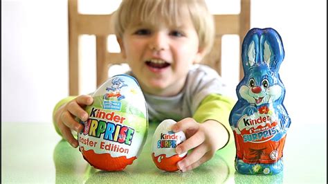 Kinder Surprise BIG Egg vs Kinder Surprise Bunny   YouTube