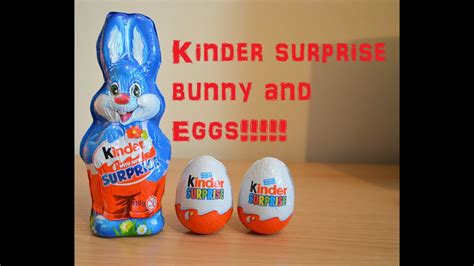 Kinder Surprise Bunny Egg unboxing unwrapping review ...