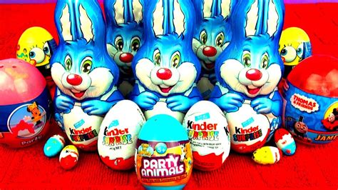 Surprise Eggs Kinder Surprise Easter Bunny Thomas ...