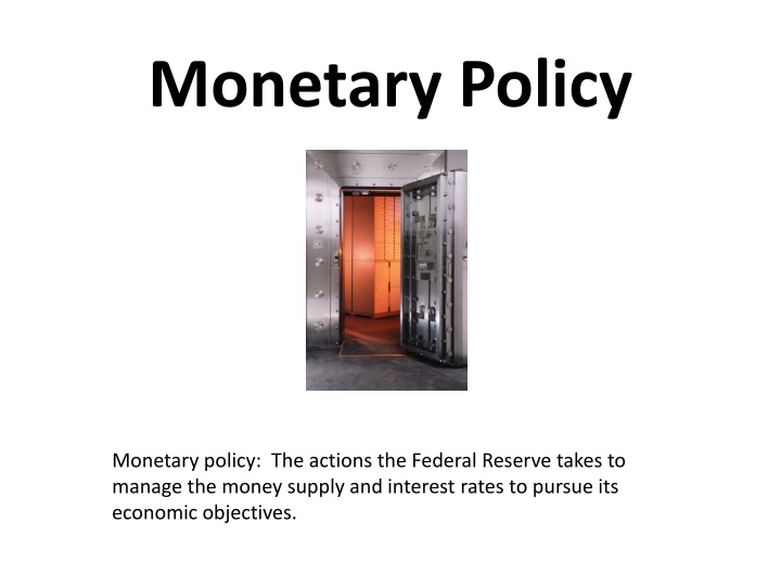 monetary policy