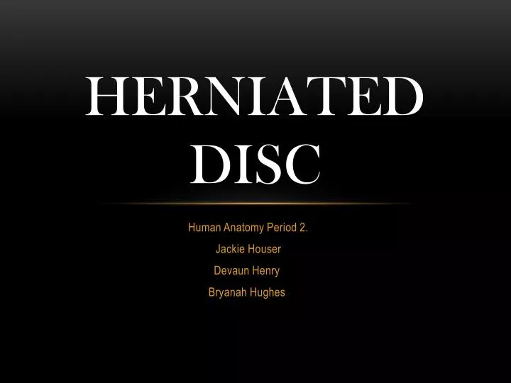 herniated disc