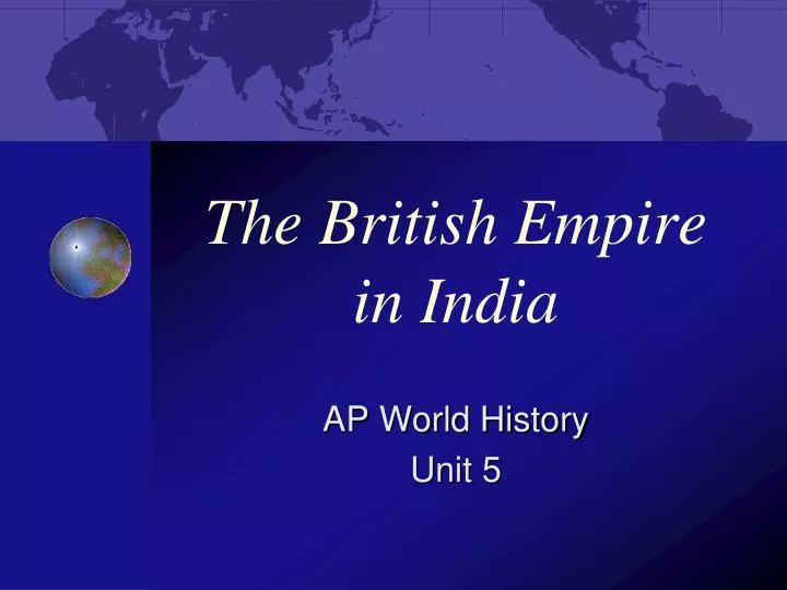 the british empire in india