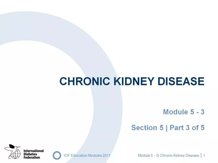 chronic kidney disease