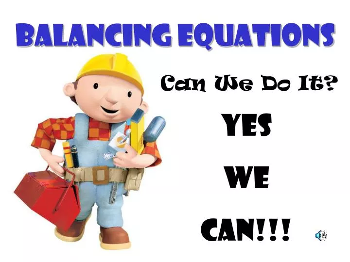 balancing equations