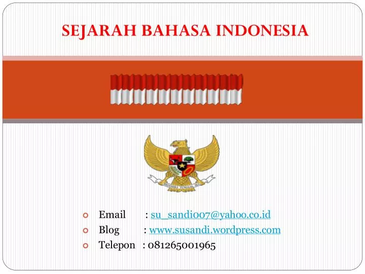 sejarah bahasa indonesia