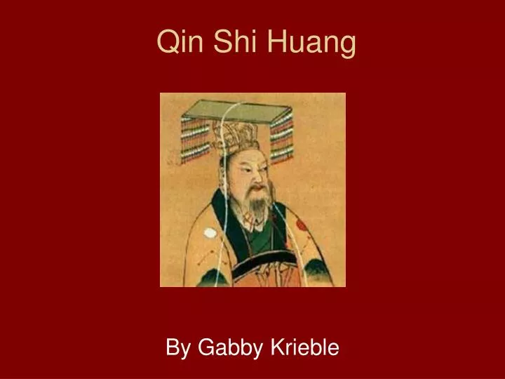 qin shi huang