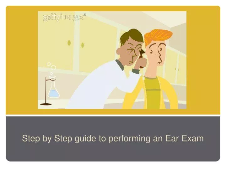 step by step guide to performing an ear exam