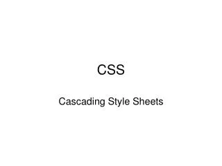 CSS