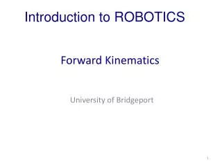 Forward Kinematics