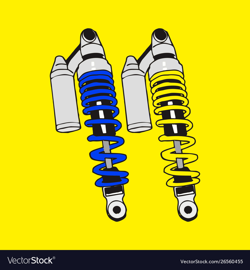 Shock absorber Royalty Free Vector Image - VectorStock