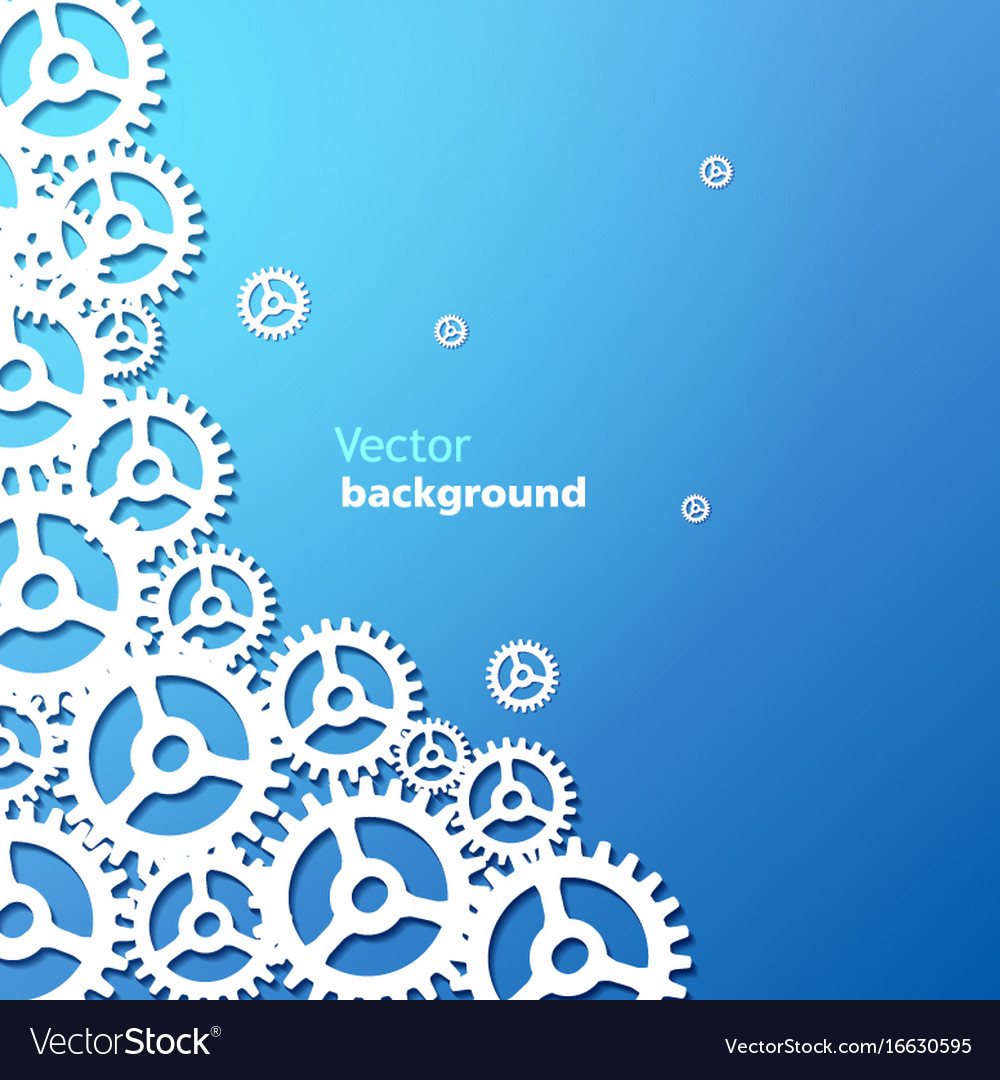 Blue industrial background Royalty Free Vector Image