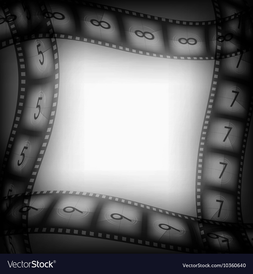 Old movie films background Royalty Free Vector Image