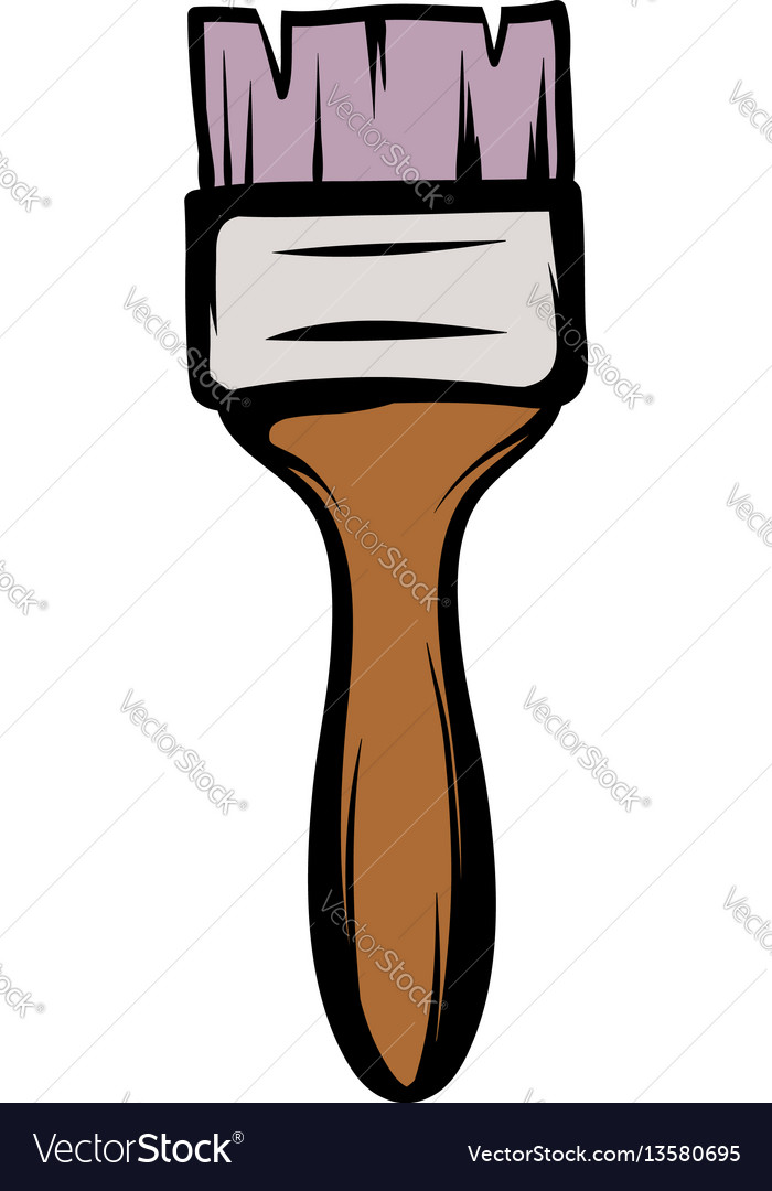 Cartoon Paint Brush